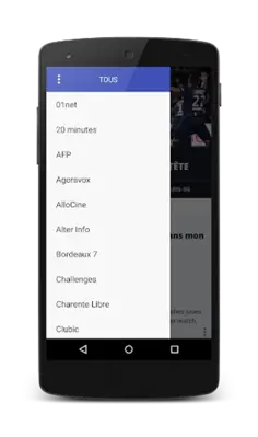 Journaux Français android App screenshot 1