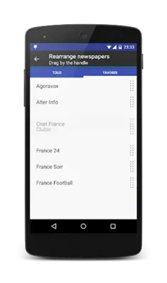 Journaux Français android App screenshot 2